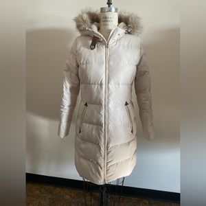 Faux Fur Trim Puffer Coat